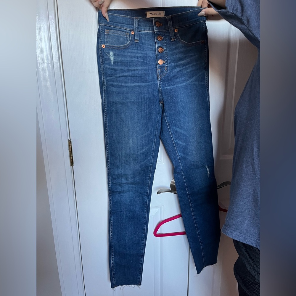 MADEWELL High Rise Skinny 10”